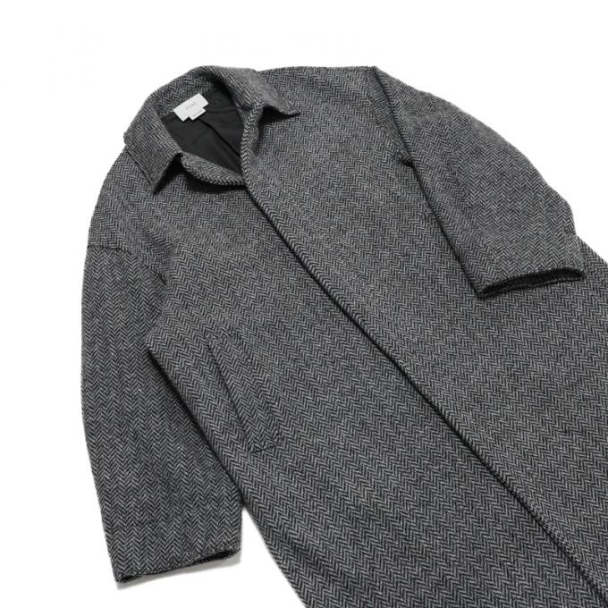 ジャケット・アウター YOKE DOUBLE JQUARD KNIT BALCOLLAR COAT YOKE(ヨーク) DOUBLE JQUARD KNIT BAL COLLAR COAT
