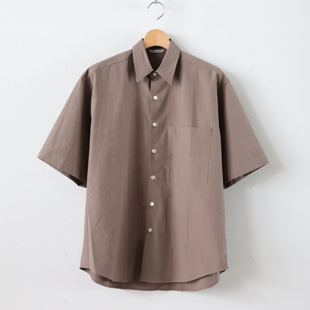 Very Goods | AURALEE | オーラリー WASHED FINX TWILL HALF SLEEVED