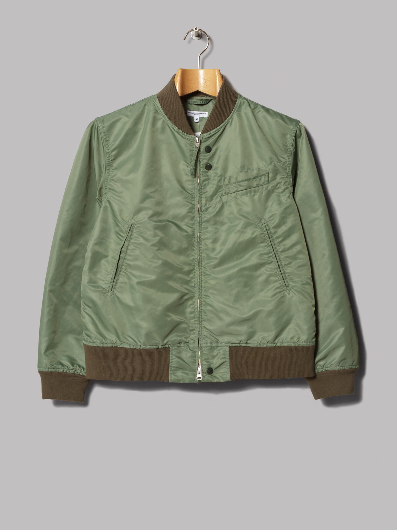 Very Goods | Engineered Garments Aviator Jacket (Olive Flight