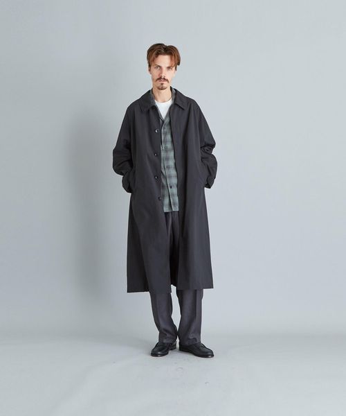 直売最安価格 ＜Steven Alan＞ NYLON BAL COLLAR COAT-BOLD ステン