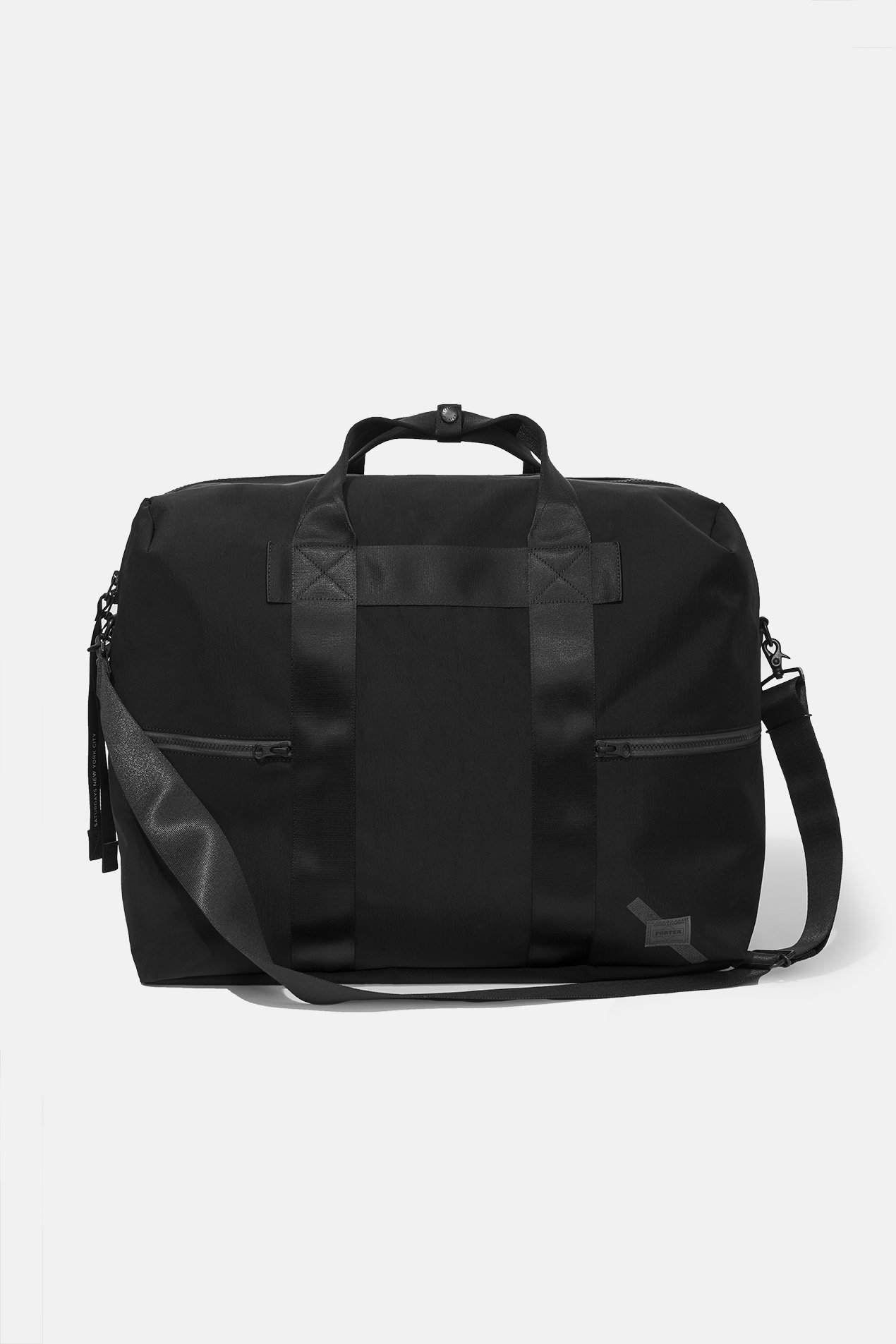 Very Goods | Porter Reflective Weekender Duffle Bag, Black | Saturdays NYC
