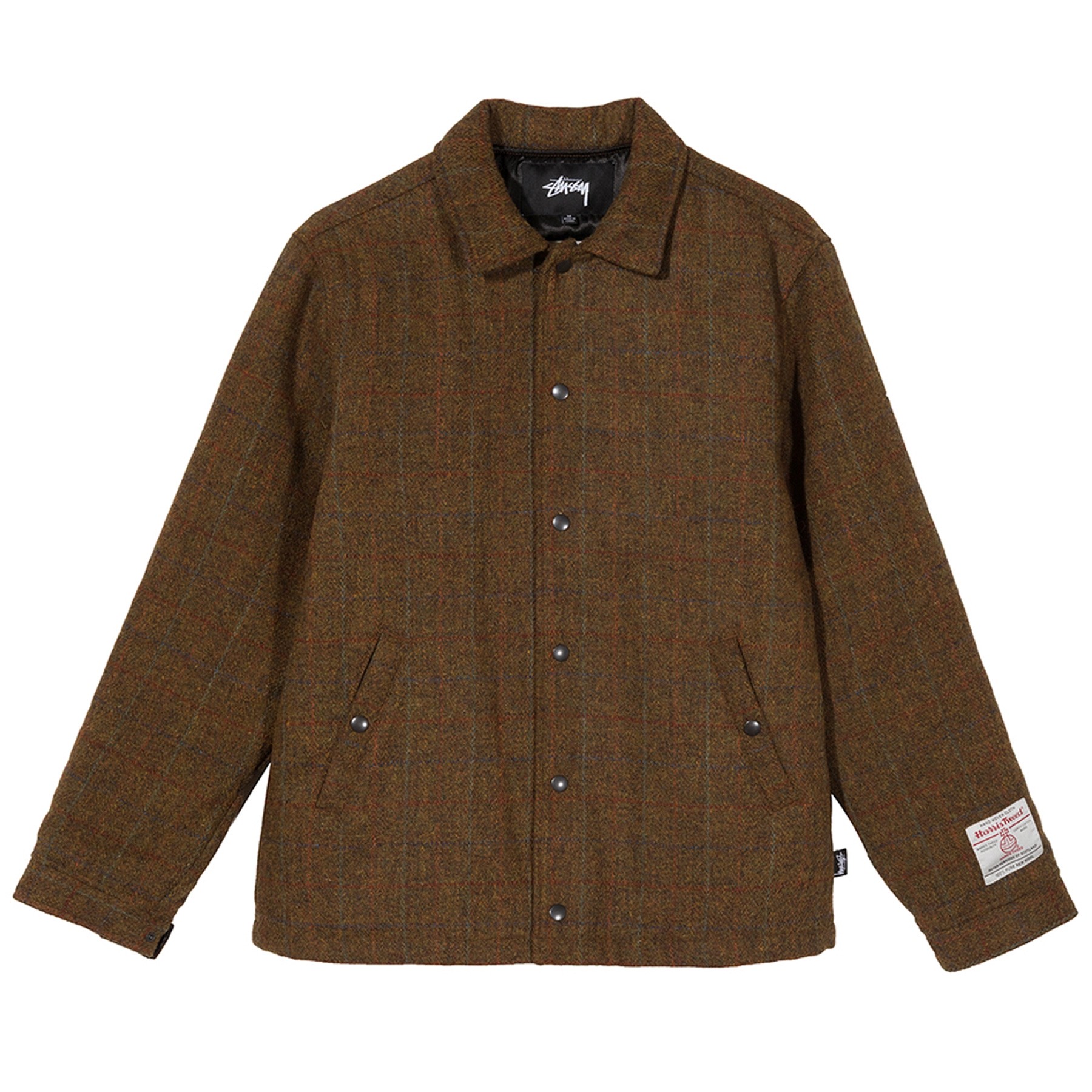 stussy×harris tweed Coach Jacket＆Pants Very Goods | Stussy Harris Tweed Coaches Jacket (Brown)