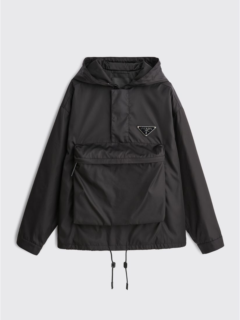 Very Goods | Très Bien - Prada Gabardine Nylon Anorak Jacket Black