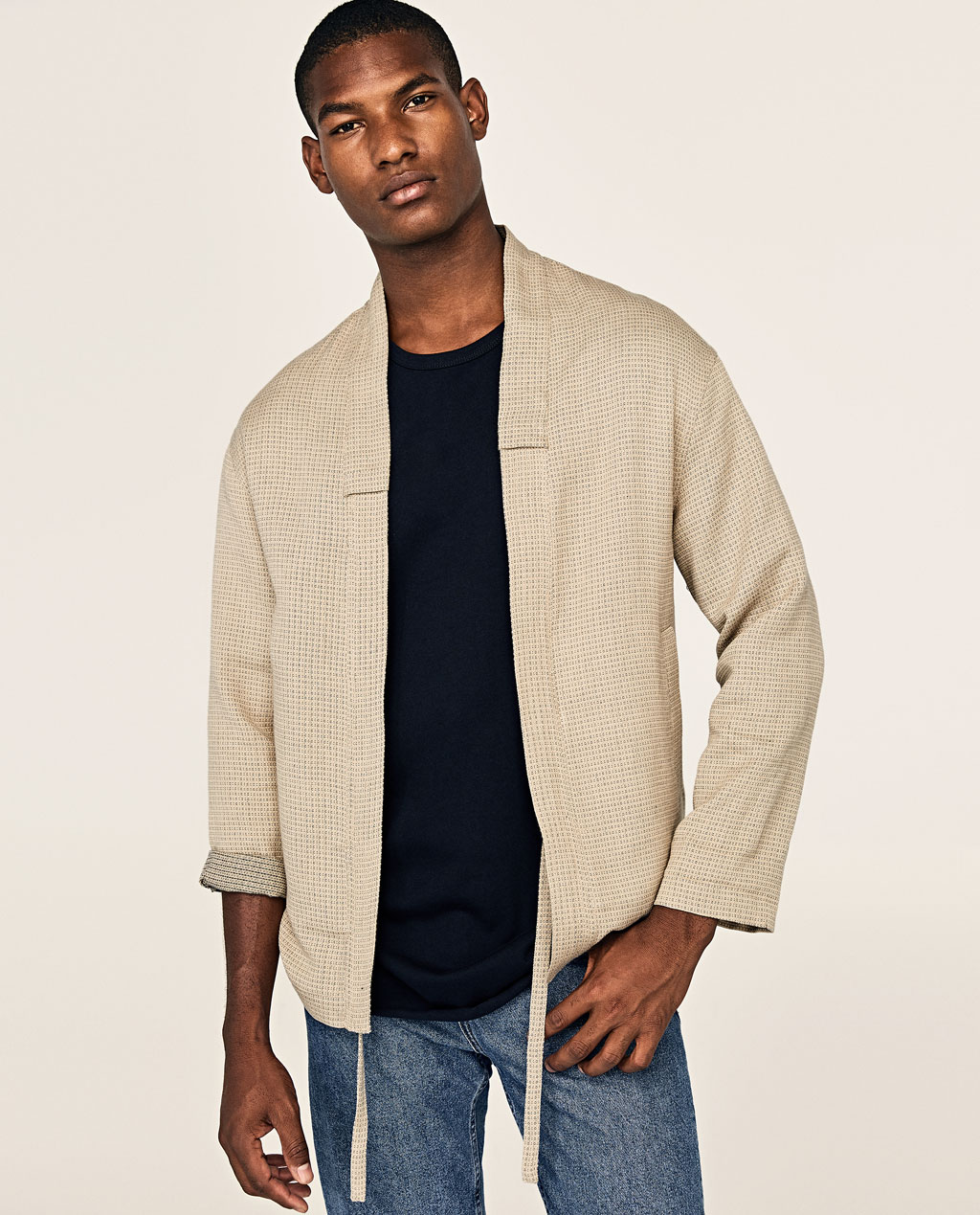 kimono jacket mens zara