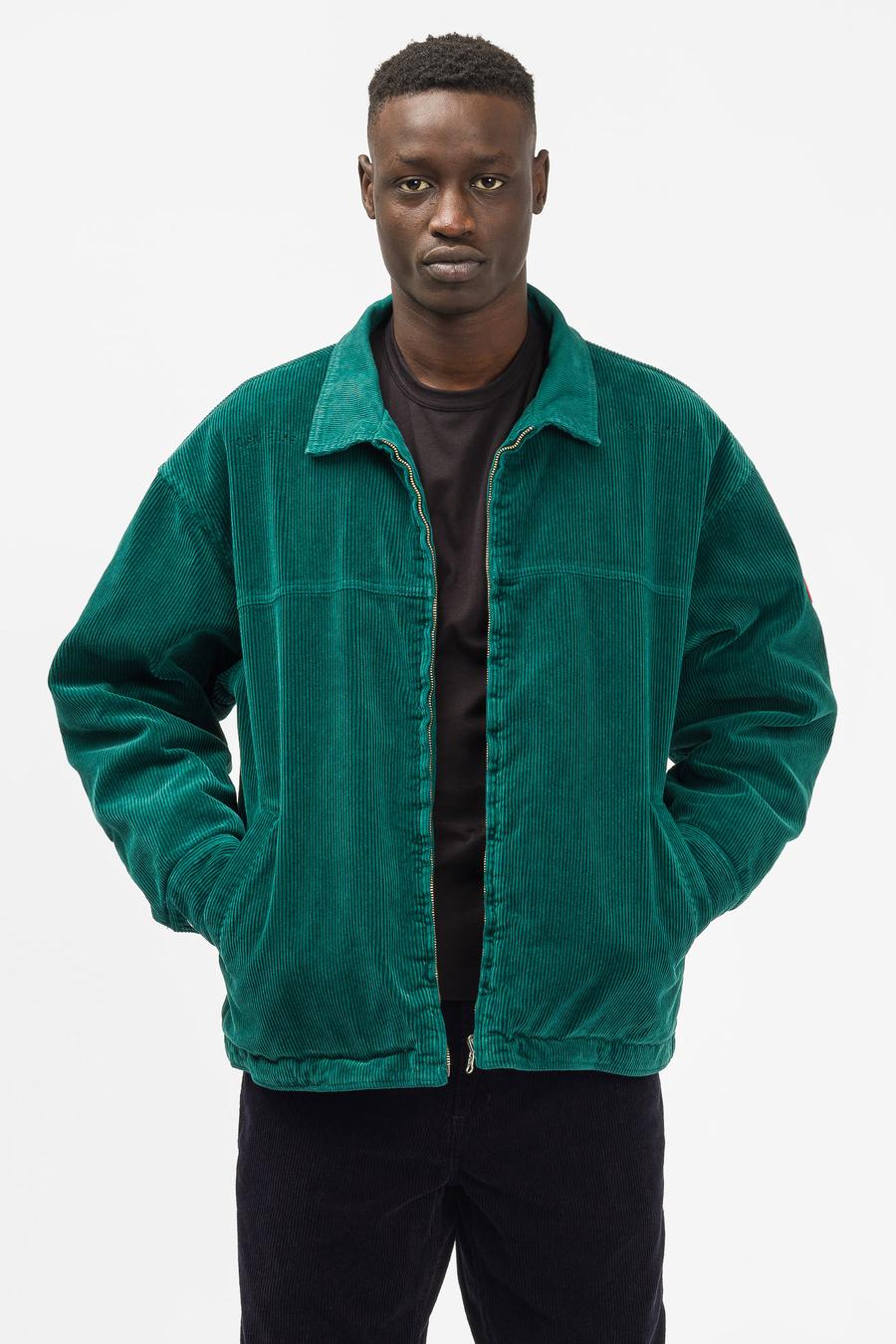 Very Goods Rev Cord Jacket in Green