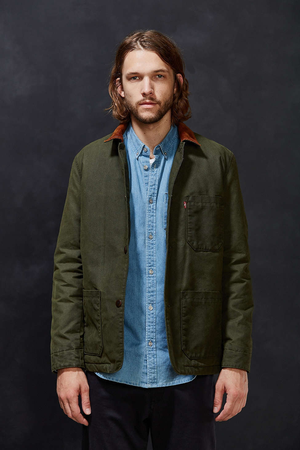 Very Goods | Levis Oil Cloth Engineering Coat - Urban Outfitters