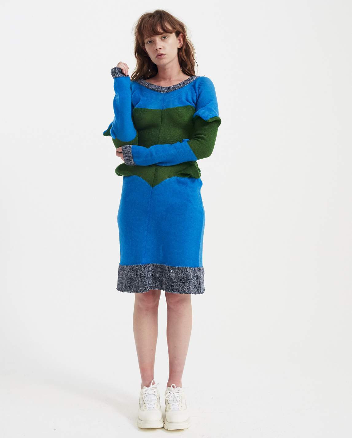 【正規店出品】KIKO KOSTADINOV KKWAW21KN04 NINALEE KNIT DRESS Very Goods | KIKO KOSTADINOV - 3D Bustier Knit Dress - Blue