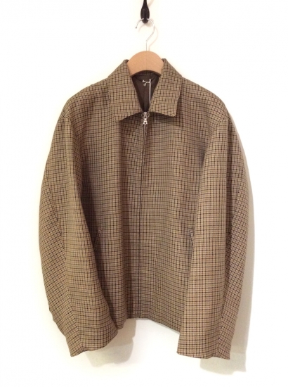 Very Goods | AURALEE DOUBLE FACE CHECK ZIP BLOUSON（GUNCLUB CHECK