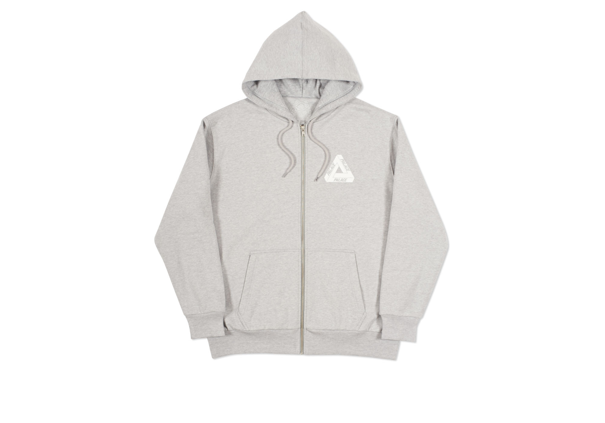 Very Goods | THERMAL HOOD GREY MARL | Palace Skateboards