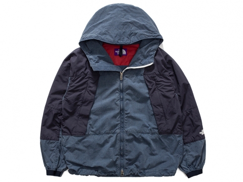 the north face purple label indigo mountain wind parka