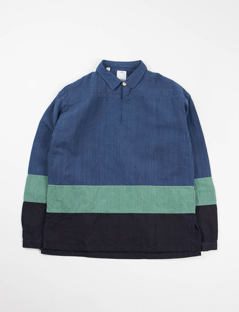 Very Goods | Indigo C/L Kerchief Border Tunic by VISVIM – The 