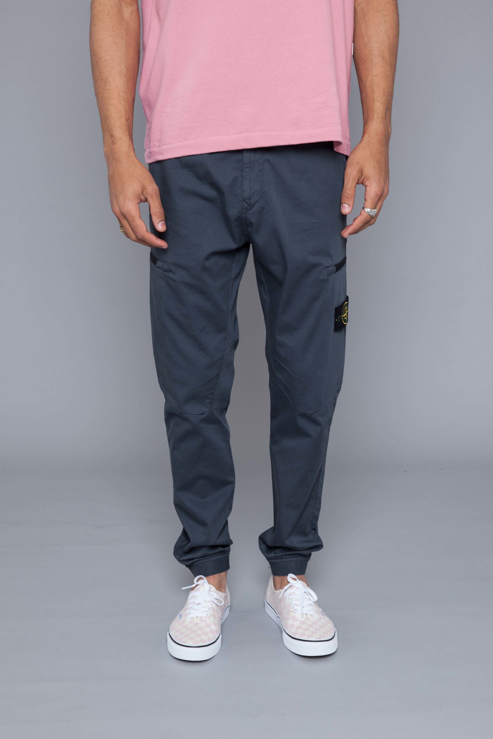 stone island cargo trousers grey