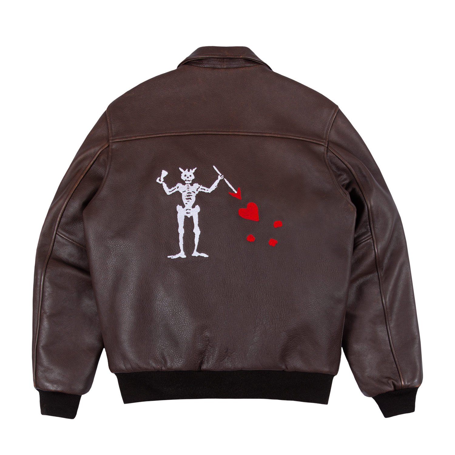 Very Goods | A-2 Blackbeard Leather Jacket – Noah NYC