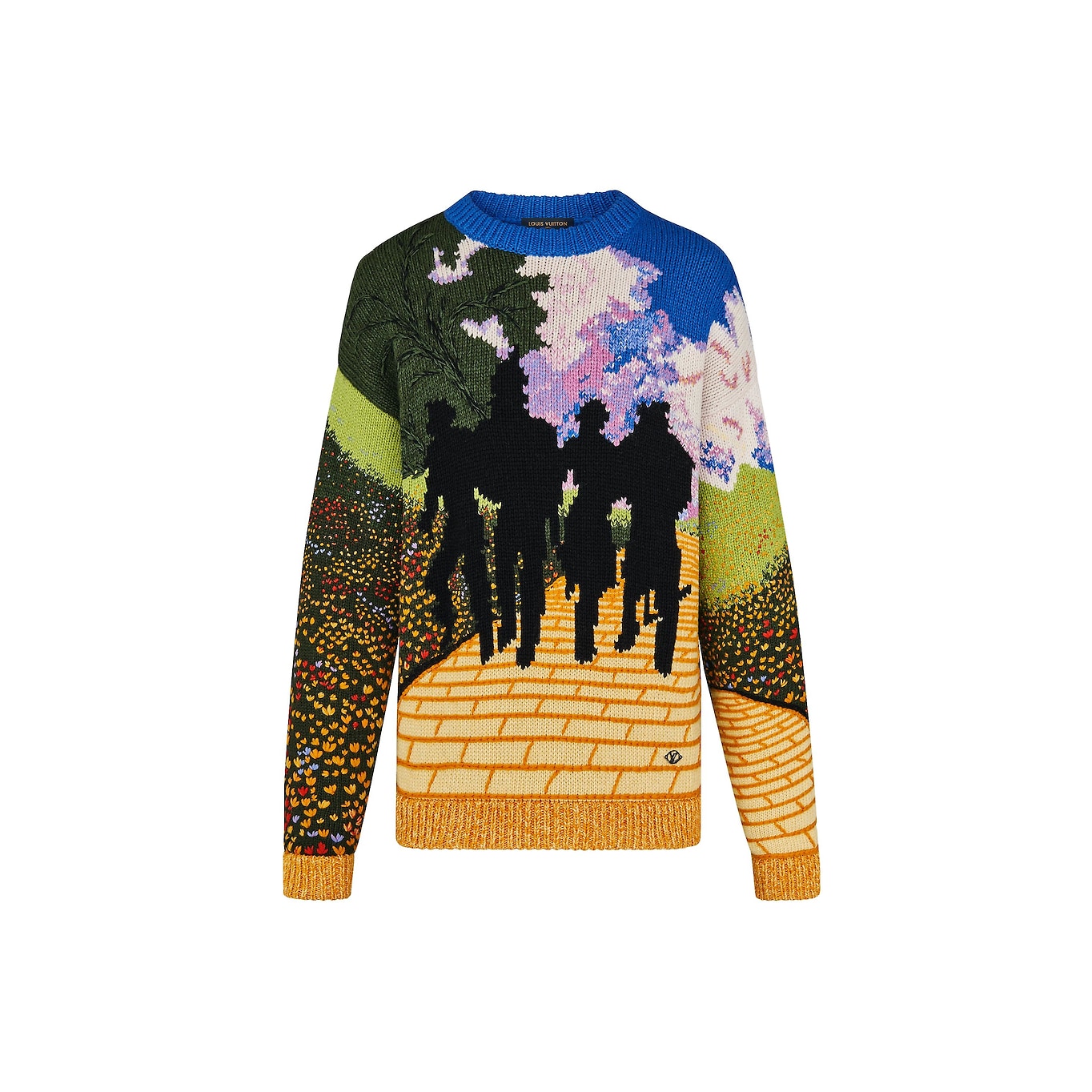 Very Goods YELLOW BRICK ROAD HAND KNITTED CREWNECK READY TO WEAR LOUIS VUITTON