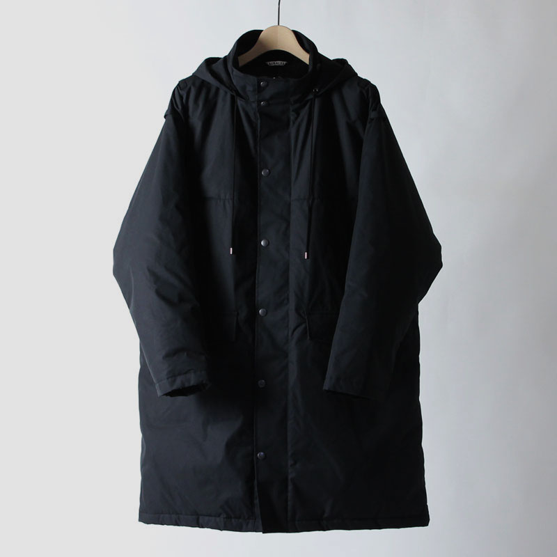 finx nylon ox batting hooded coat