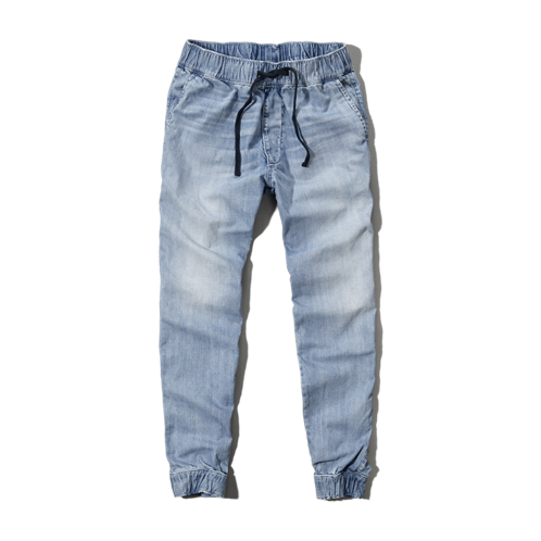 Very Goods | Mens A&F Denim Joggers | Mens Joggers | Abercrombie.com