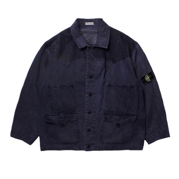 Very Goods | STONE ISLAND SS 1986 GARMENT DYED SCRIPT CHORE JACKET 