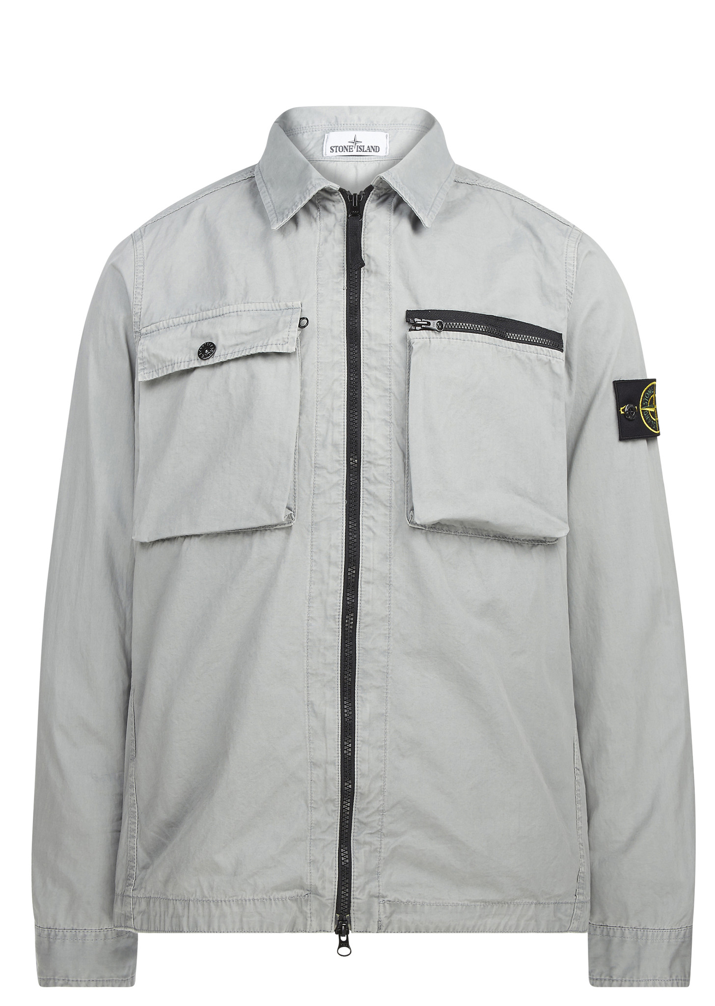 stone island tela overshirt