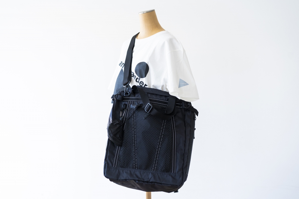 ◆Valluat◆ VANDY BAG BLACK [正規品/関税込] Very Goods | and wander｜X-Pac 25L 3way tote bag