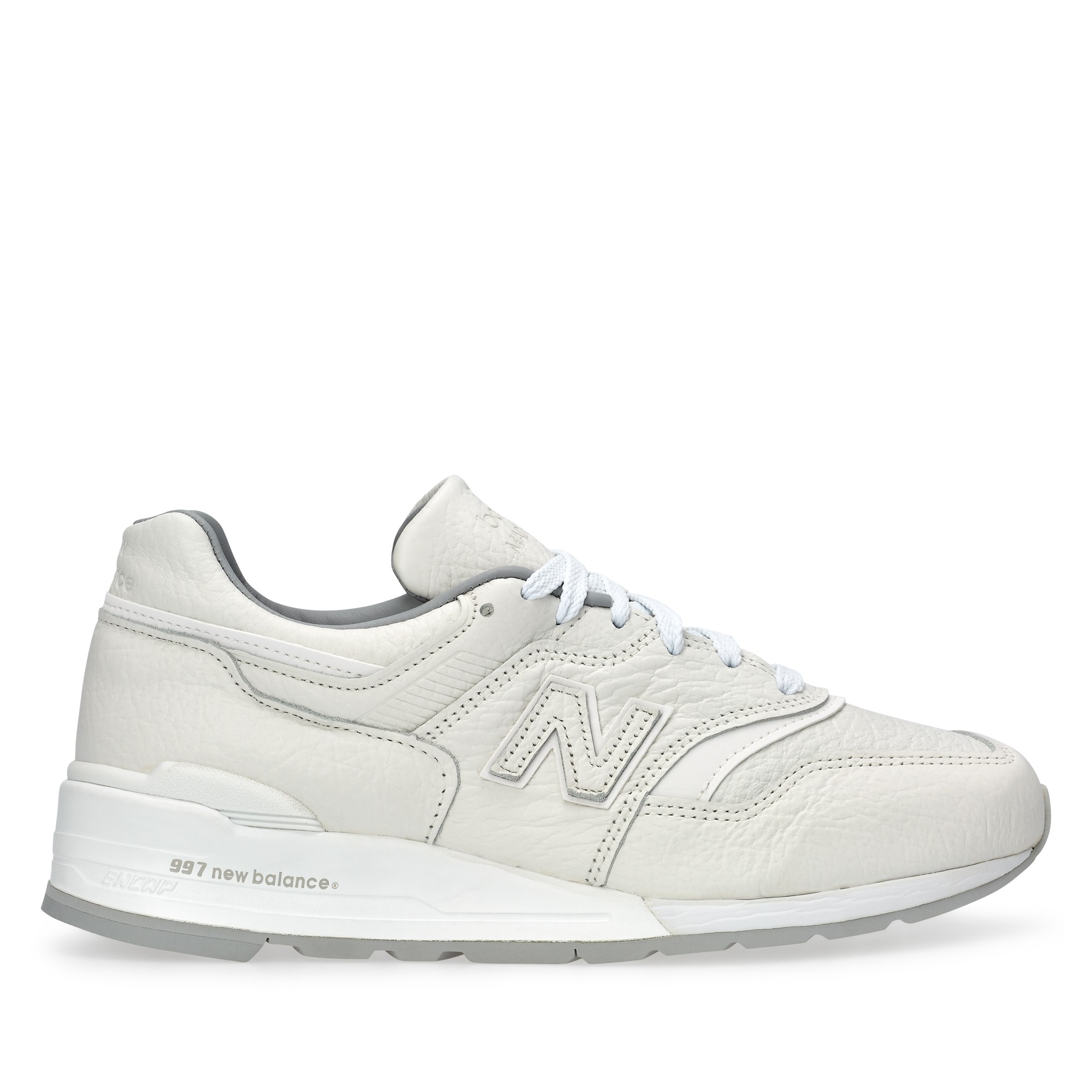 Very Goods | New Balance M997BSN 'Bison Leather' - Made in the USA (White)