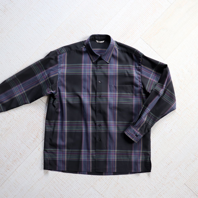 Very Goods | AURALEE オーラリー SUPER LIGHT WOOL CHECK SHIRTS