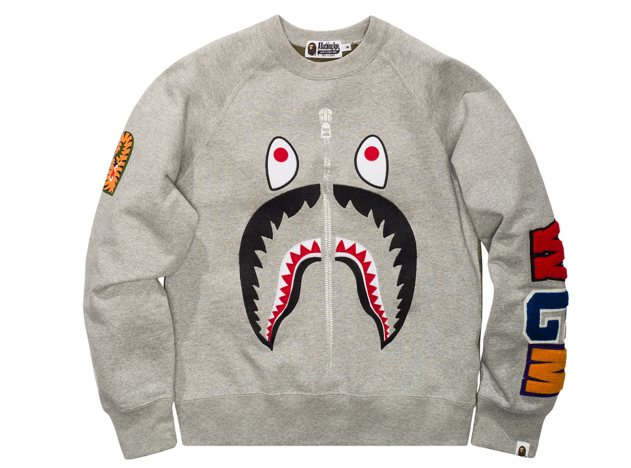 bape crewneck shark