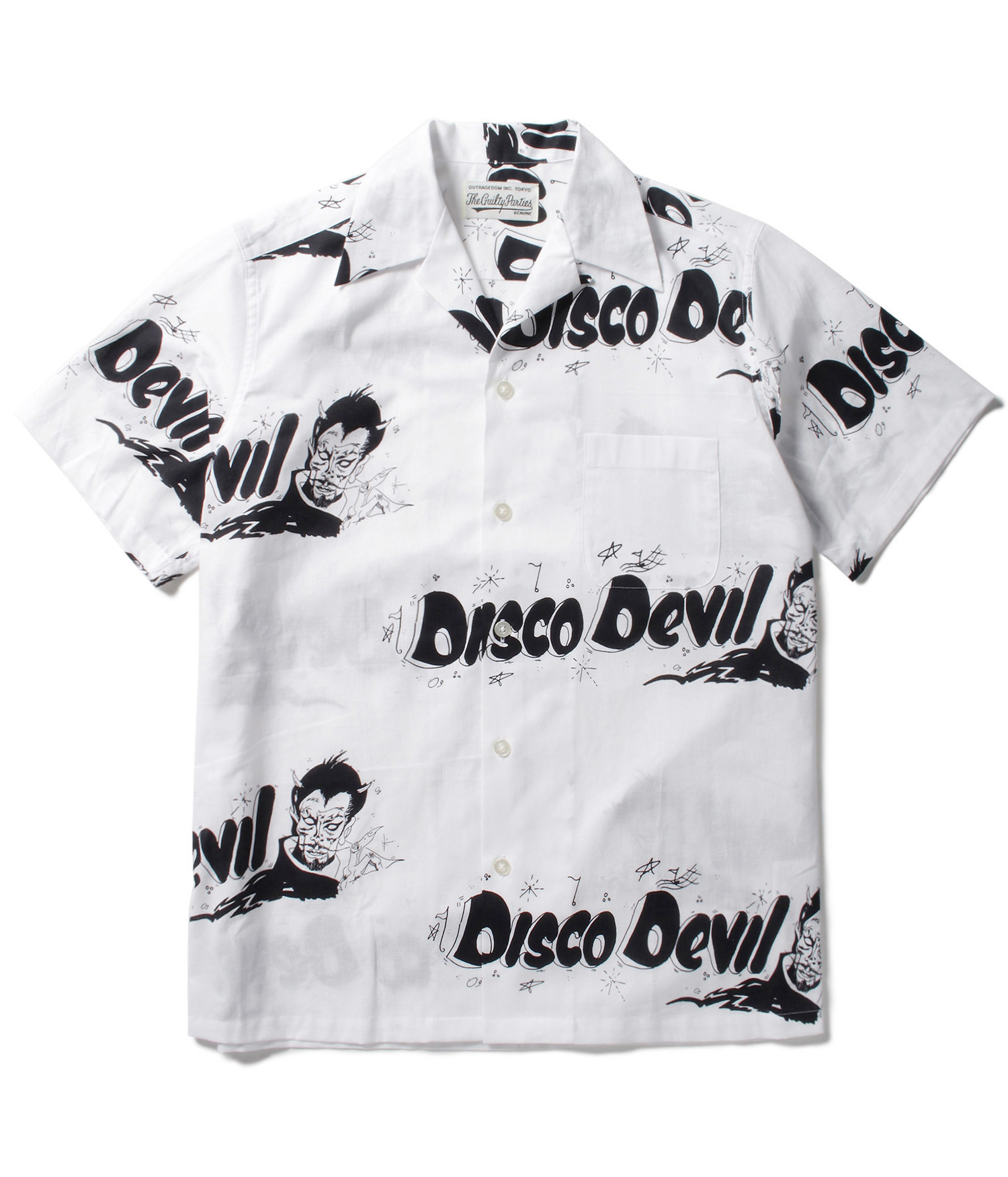 WACKO MARIA DISCO DEVIL HAWAIIAN SHIRT-