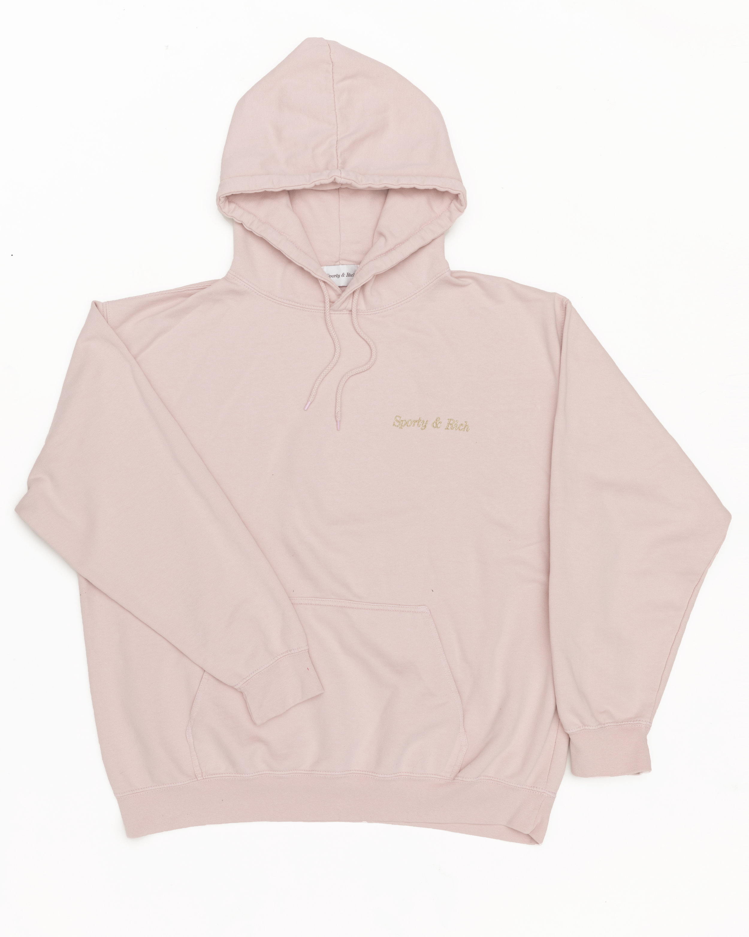 light peach hoodie