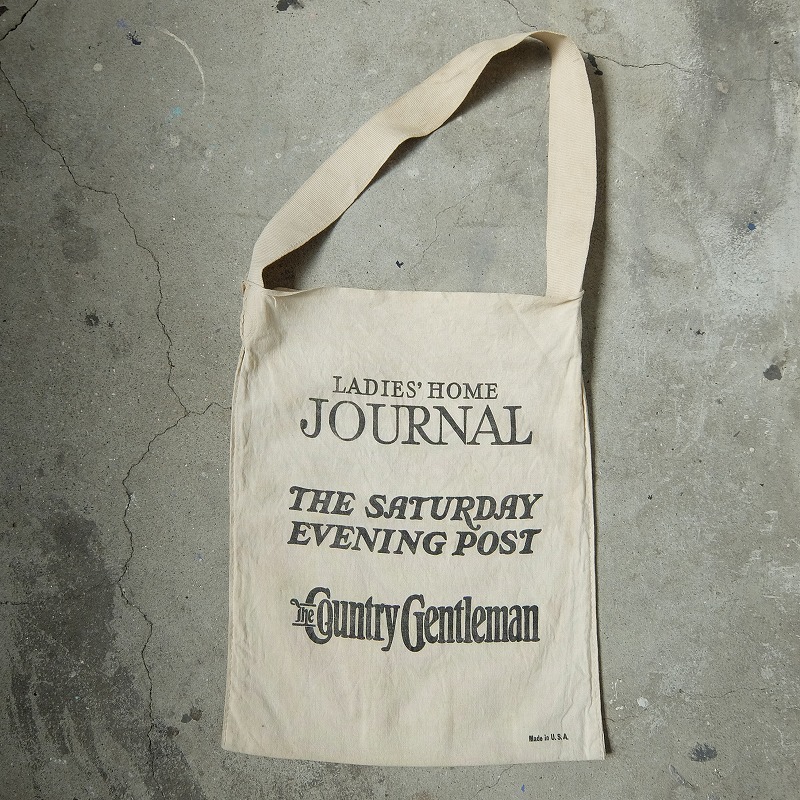 Very Goods The Saturday Evening Post Newspaper Bag Cocky Crew Store Antiques Amp Old Clothing 大阪 アメリカ村 アンティーク雑貨 Amp ビンテージ古着