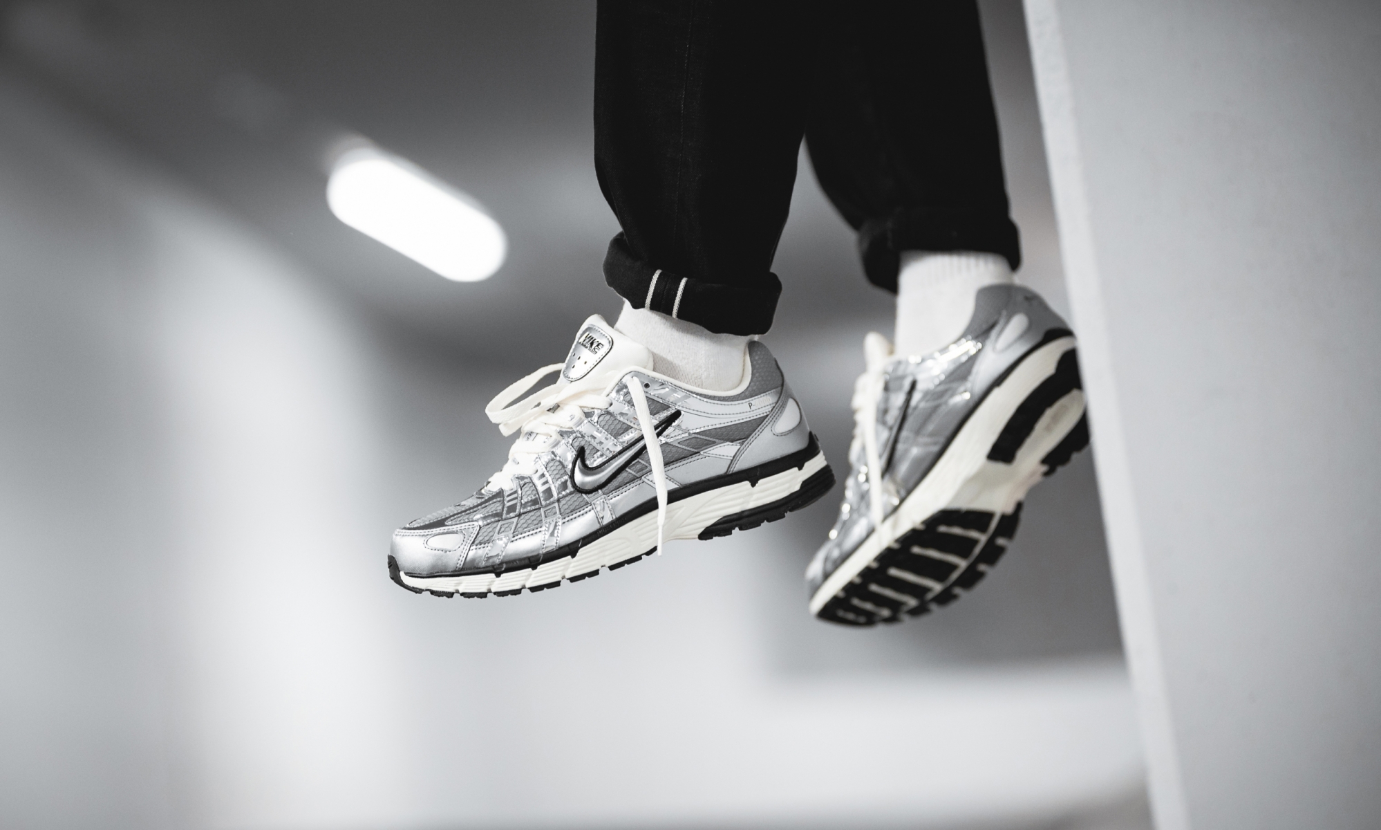 nike p6000 metallic silver