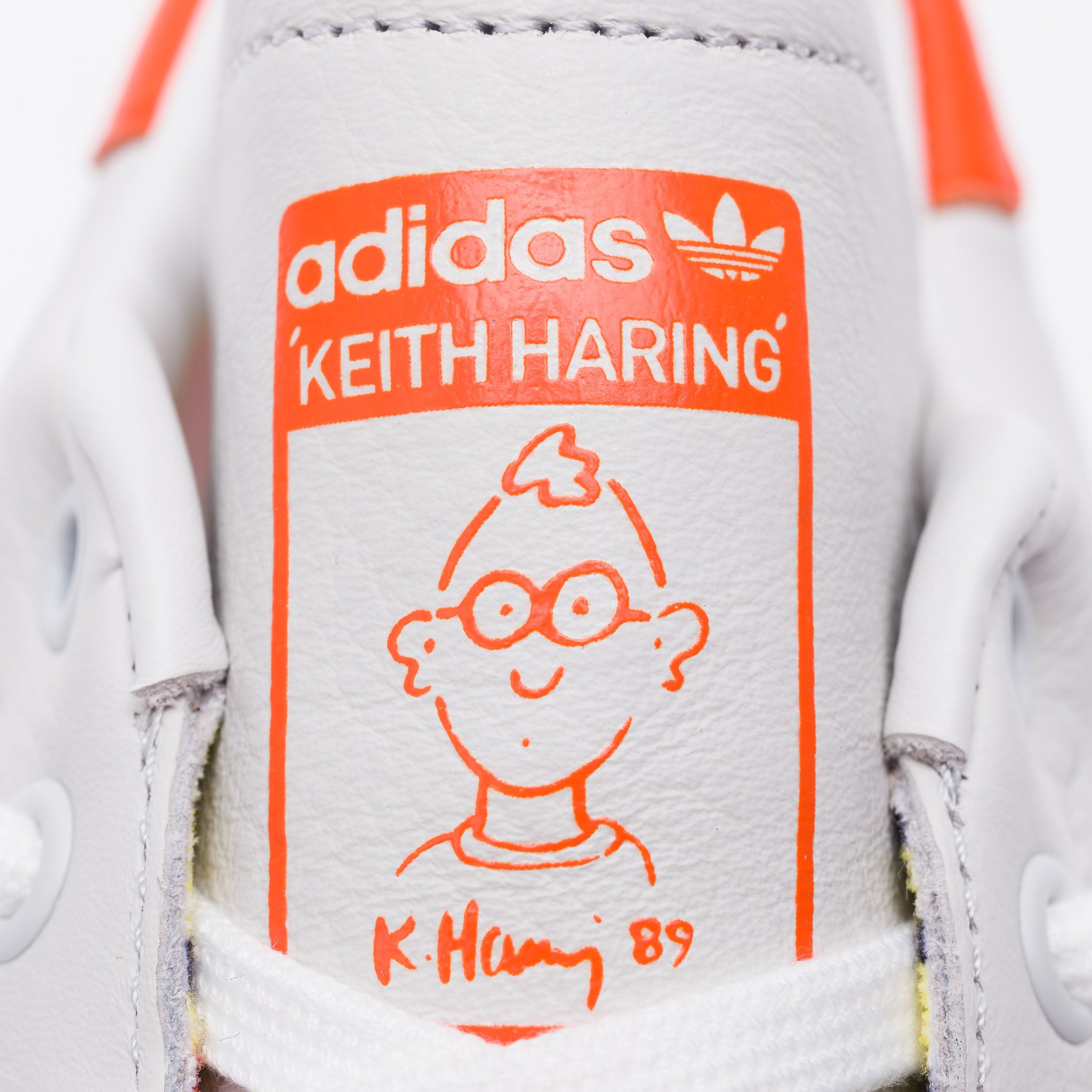 Very Goods | adidas Keith Haring Stan Smith in Crystal White/Orange | Notre