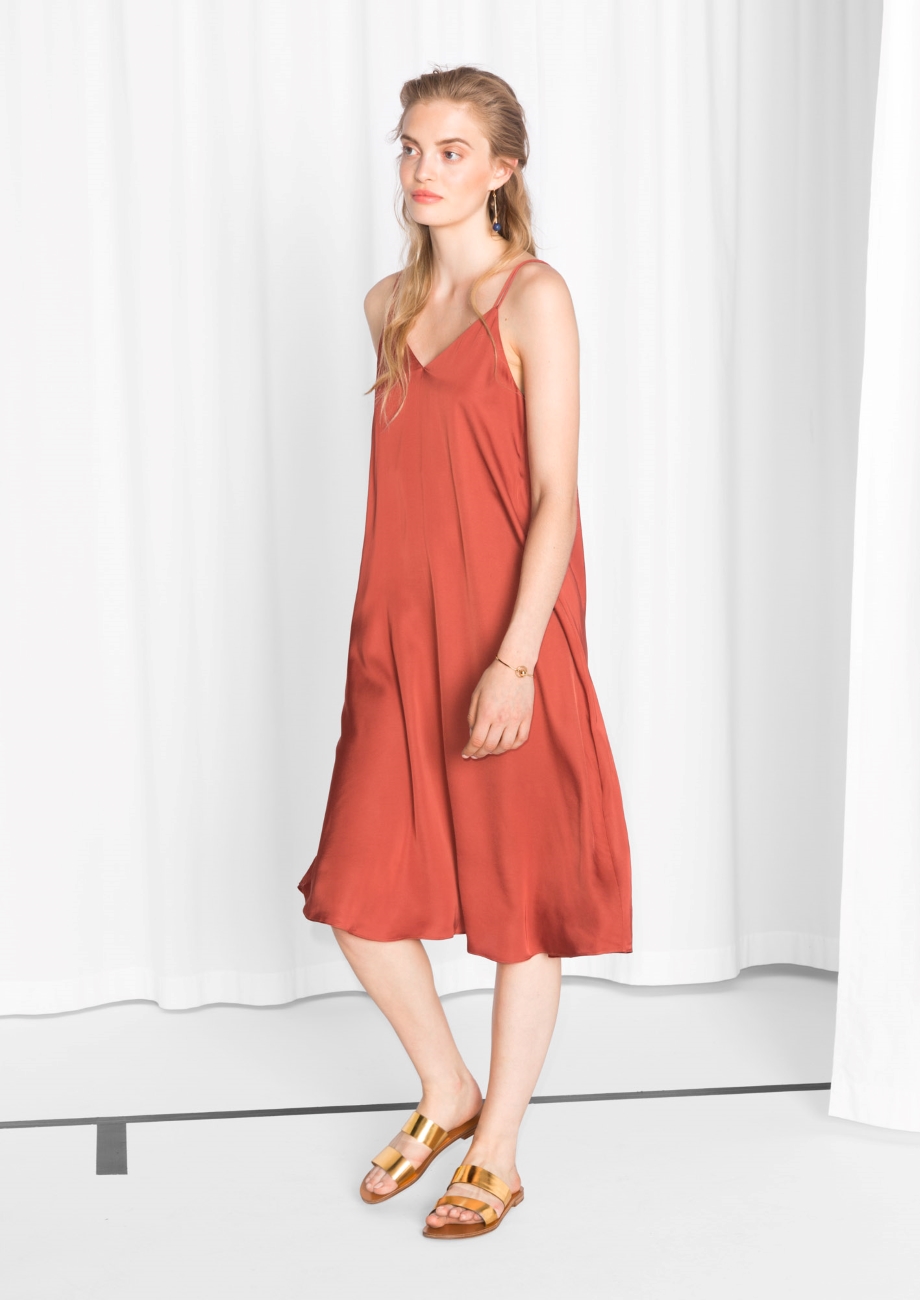 & other stories slip dress