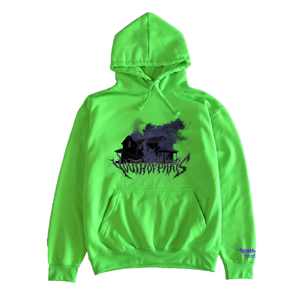 youth green hoodie