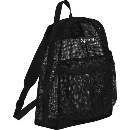 Supreme Backpack Mesh Black S/S 20