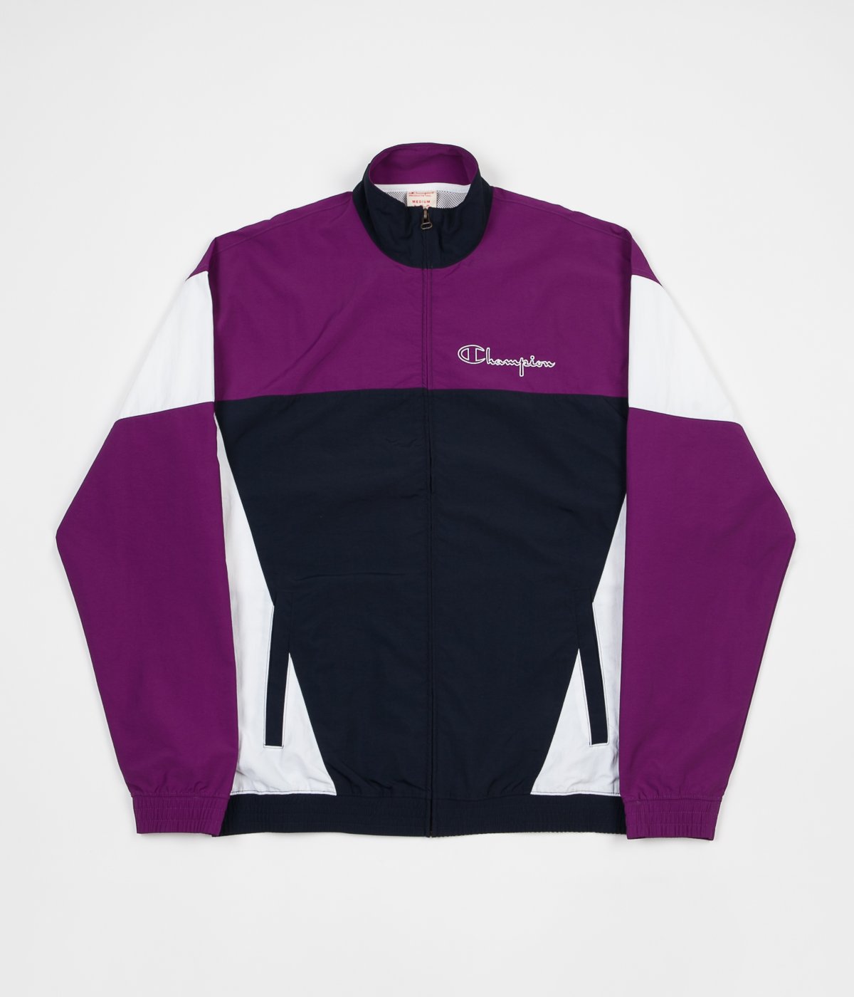 Purple champion tracksuit hotsell