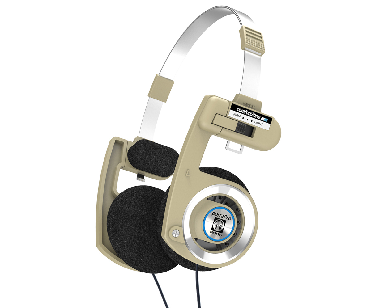 Very Goods Rhythm Beige Porta Pro On Ear Headphones Koss Headphones