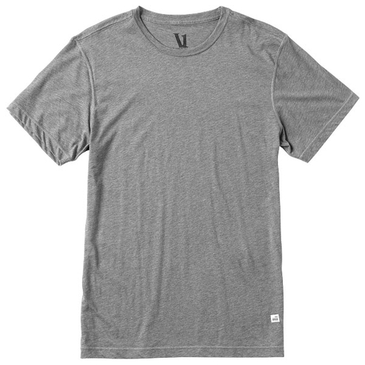 Very Goods | Vuori Clothing TUVALU STRETCH TEE HEATHER GREY