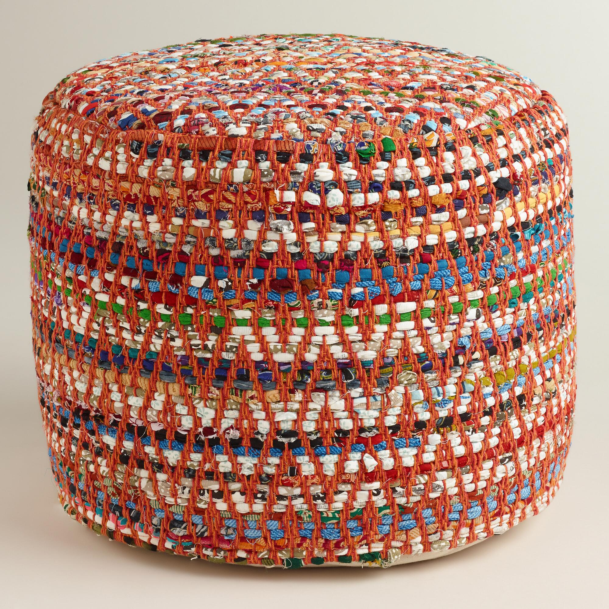 World market ottoman on sale pouf