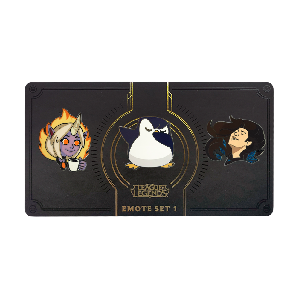 Very Goods | Emote Pin Pack 1 | Riot Games Store