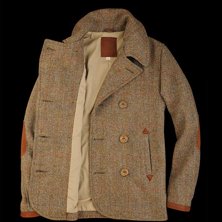 tweed peacoat