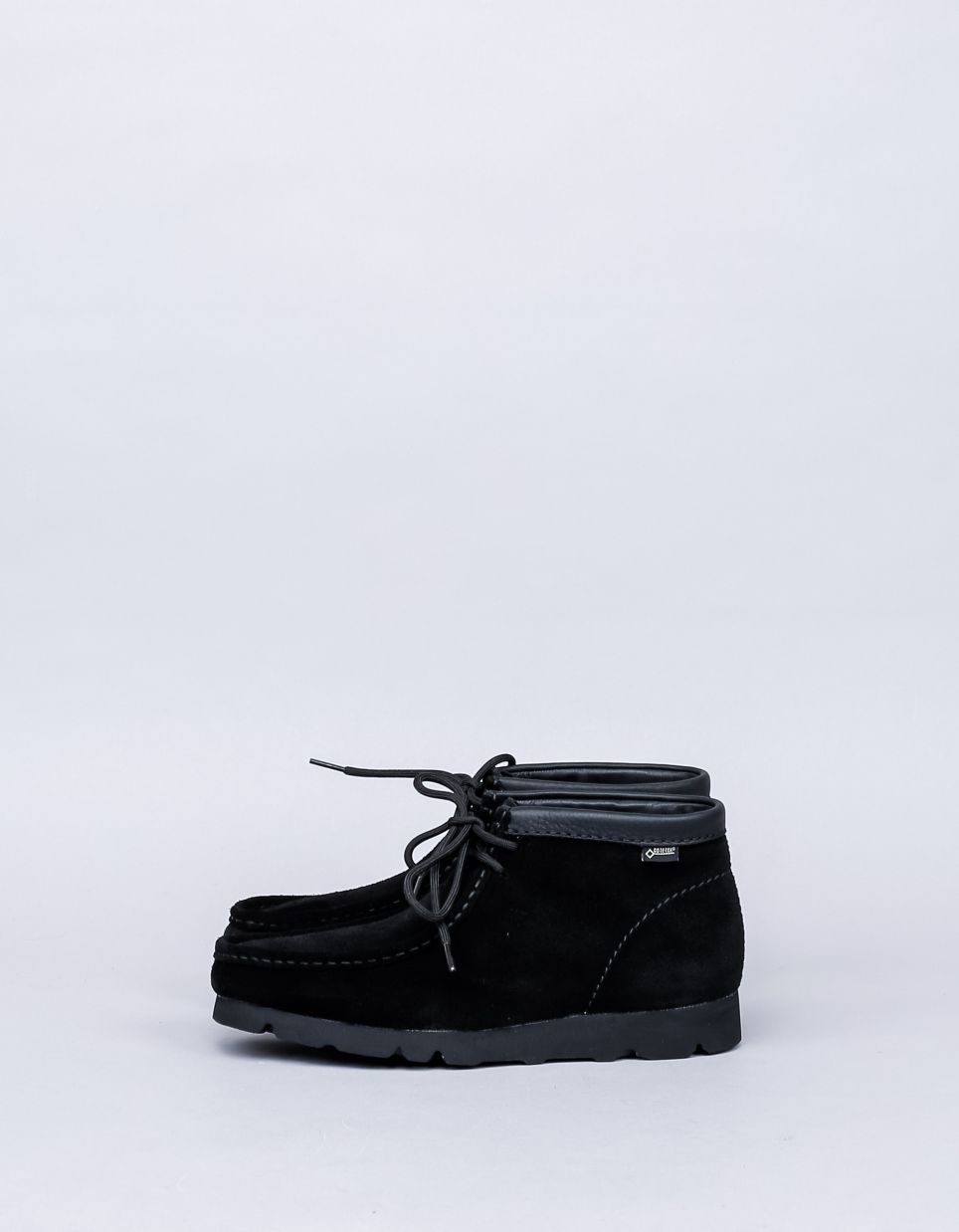 clarks wallabee gore tex black