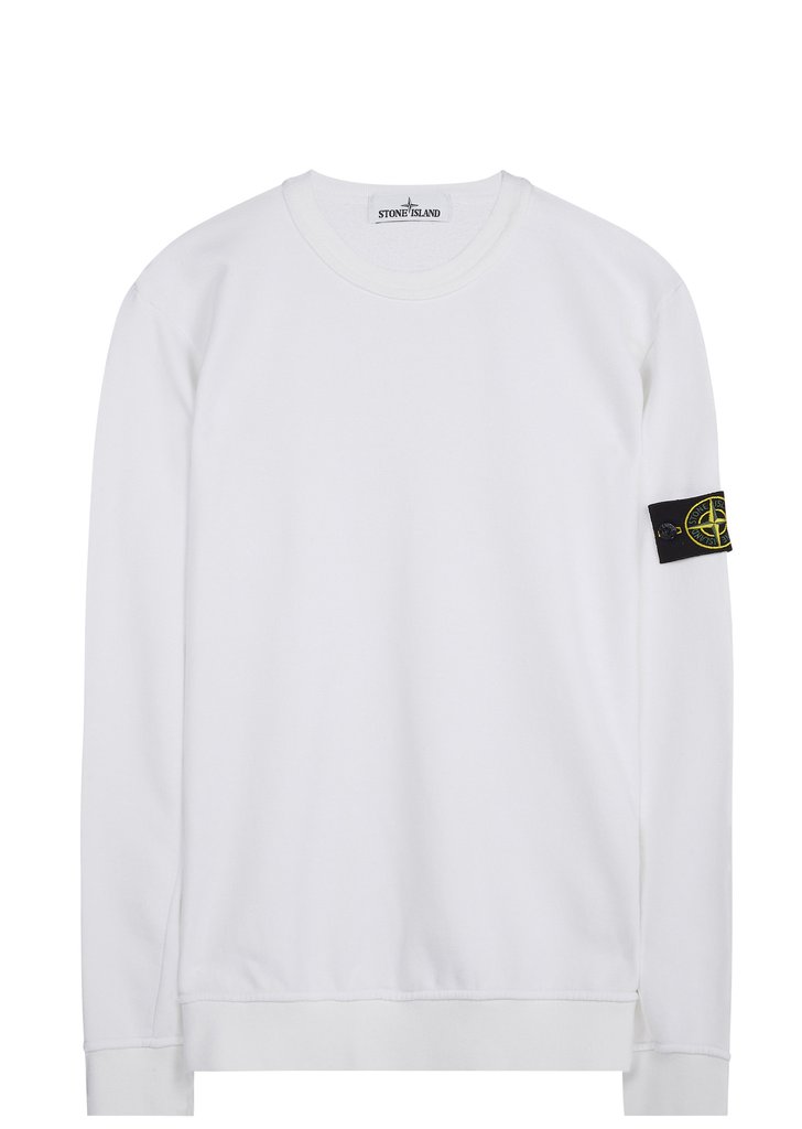 stone island brushed cotton sweatshirt