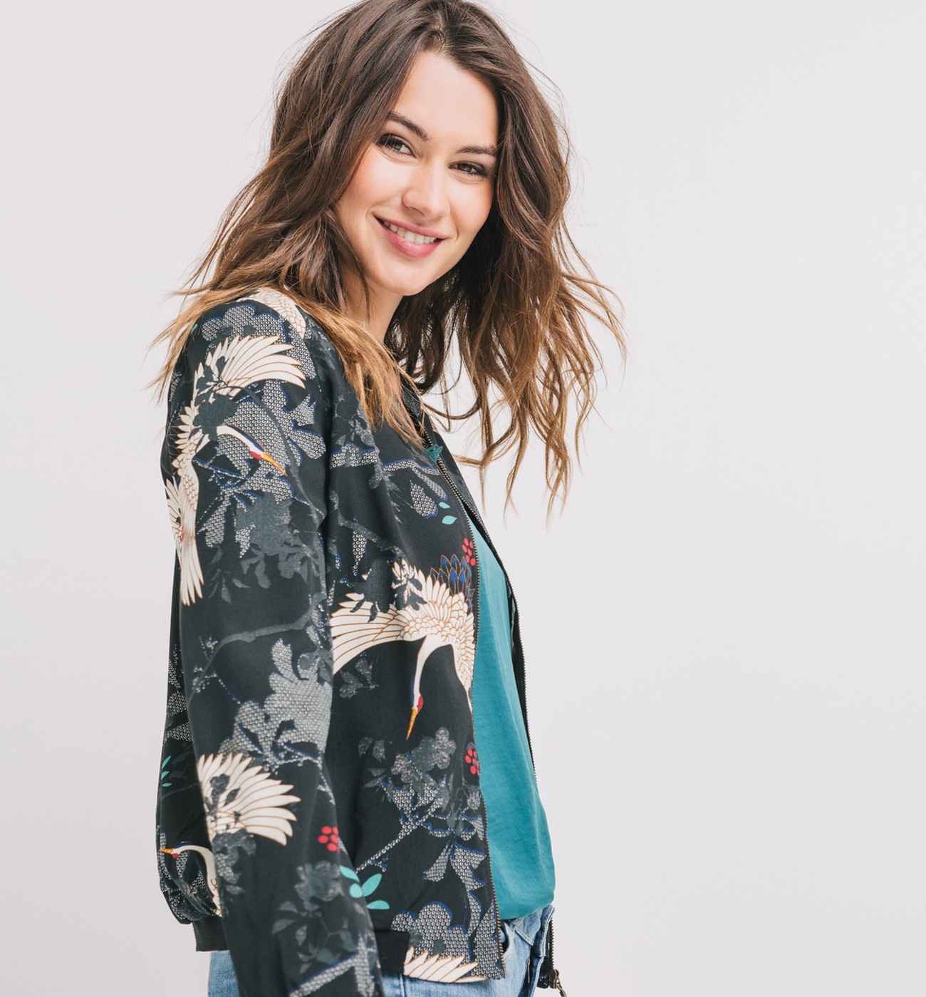 Bomber imprimé femme promod hotsell