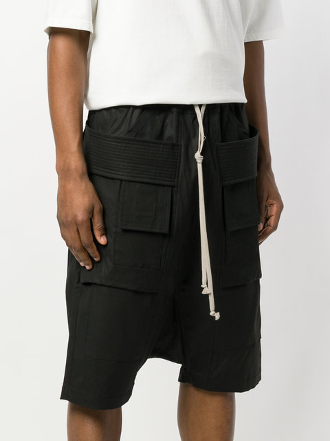 rick owens cargo shorts
