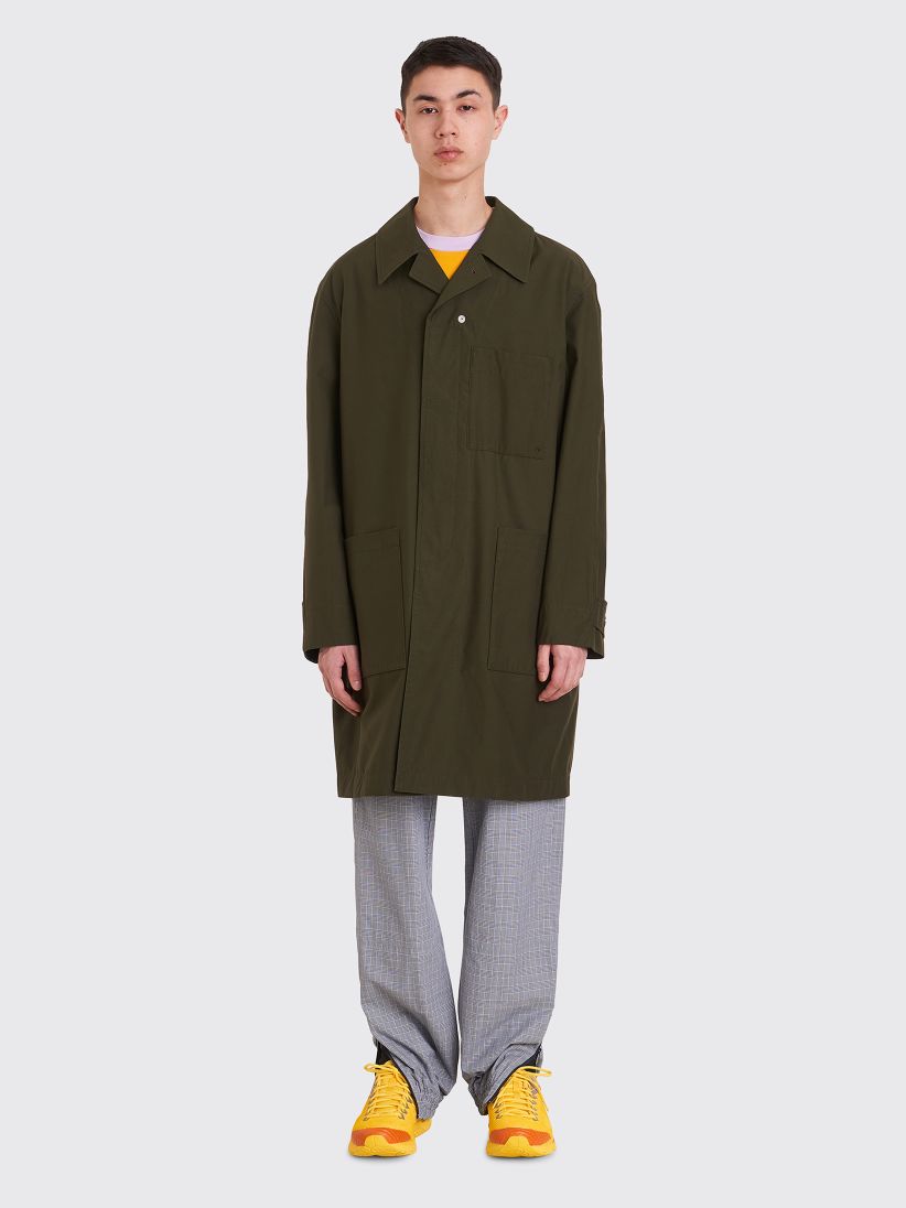 Very Goods | Très Bien - Acne Studios Cotton Car Coat Olive Green