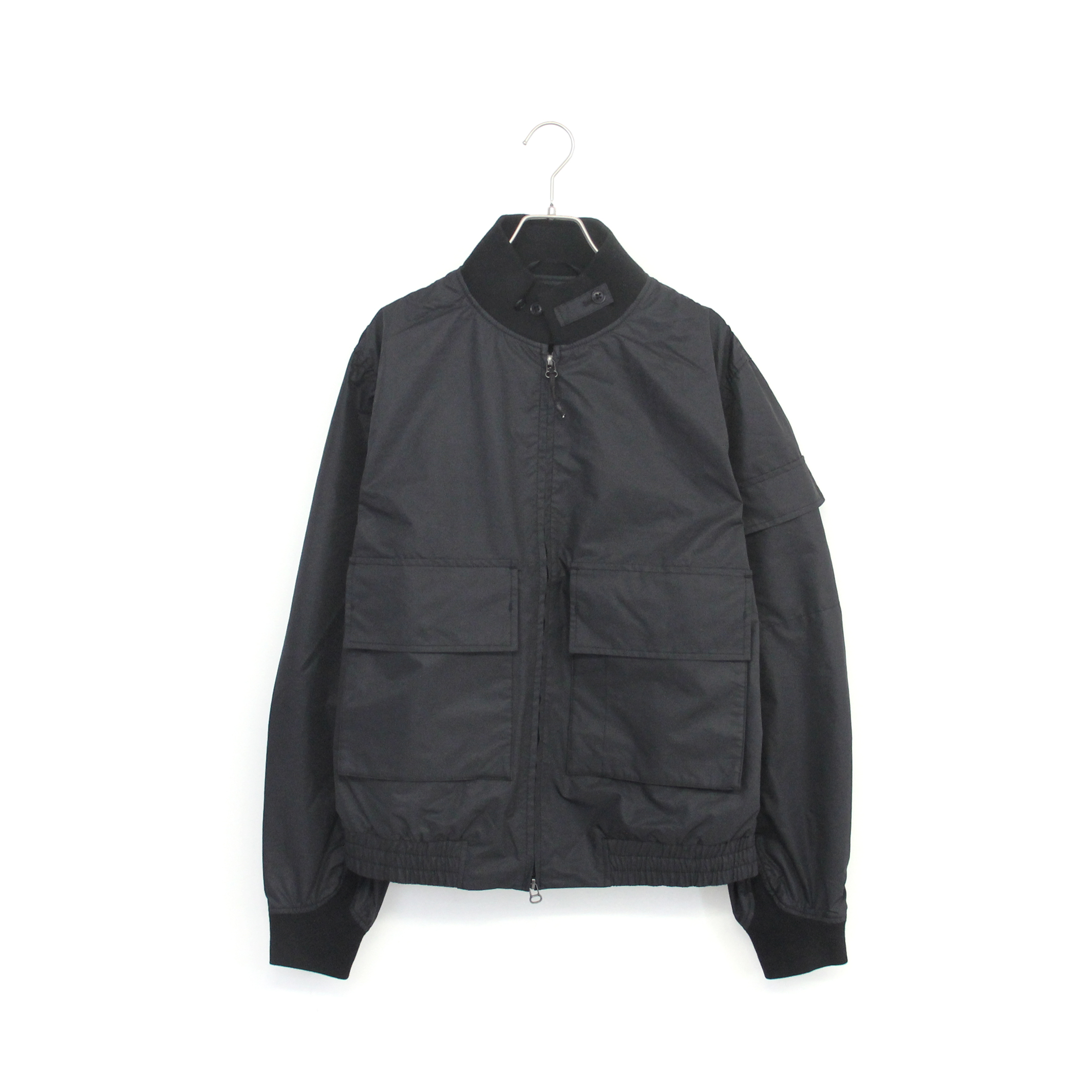 nanamica ノーカラージャケット SMALL ブラック nanamica ONLINE STORE│