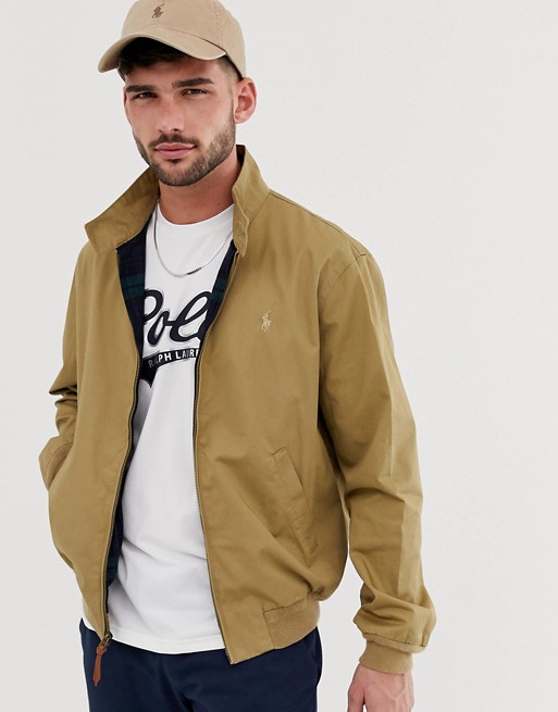 polo ralph lauren harrington jacket in beige