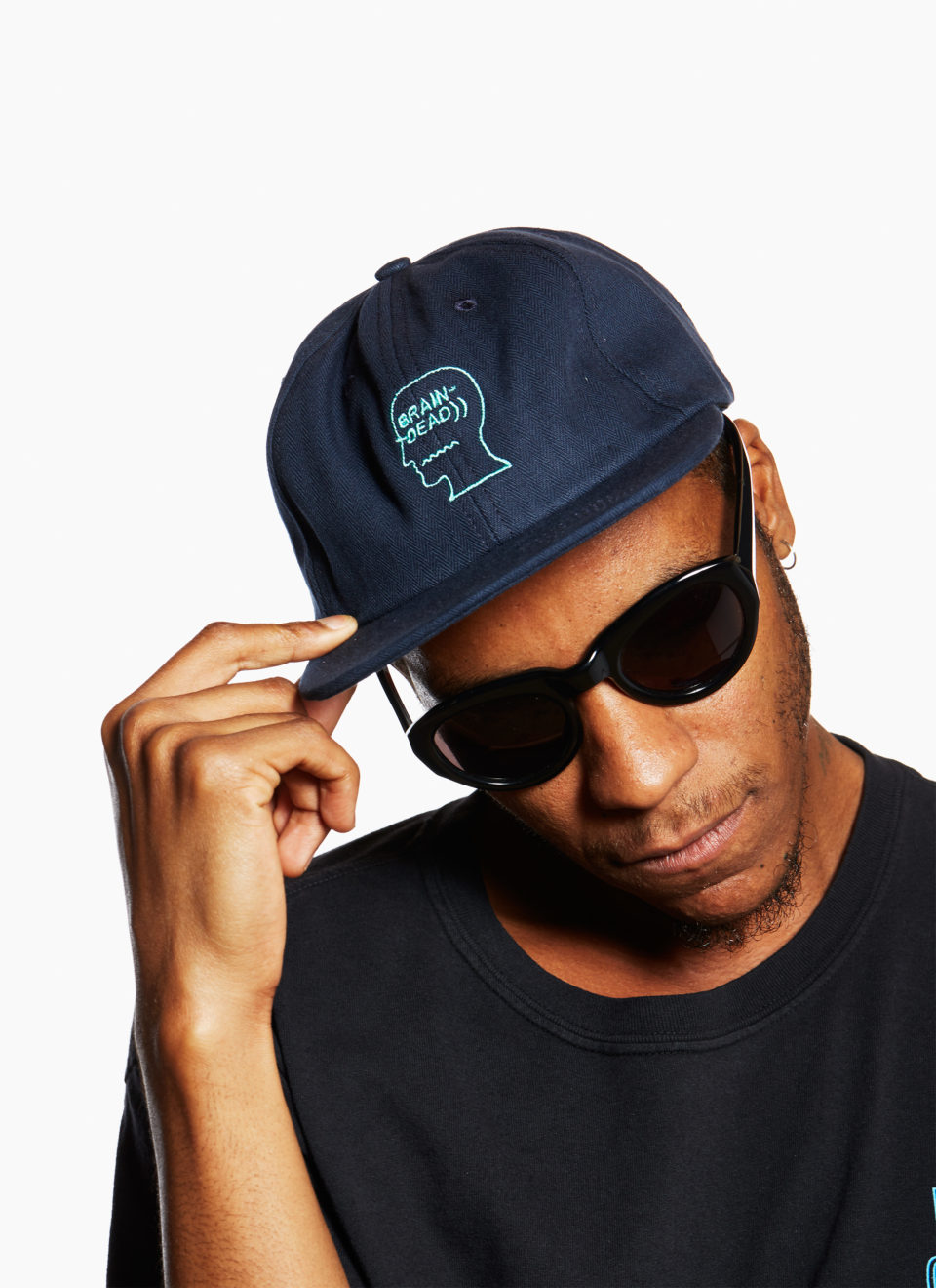 brain dead logo cap
