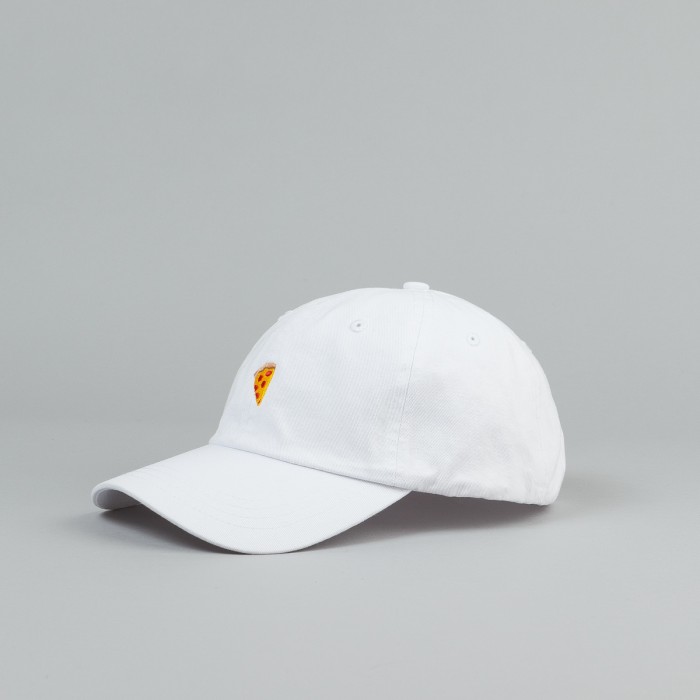 Very Goods Pizza Skateboards Emoji Delivery Cap White Flatspot