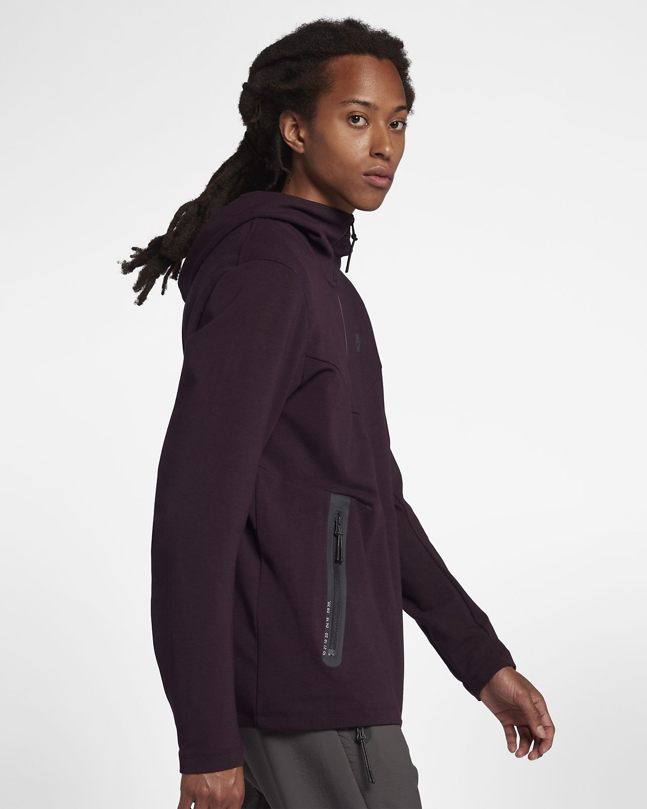 nike sportswear tech full zip hoodie